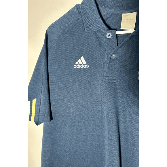 Notre Dame Fighting Irish Adidas ClimaCool Blue Athletic Polo Golf Sz M - Picture 4 of 10